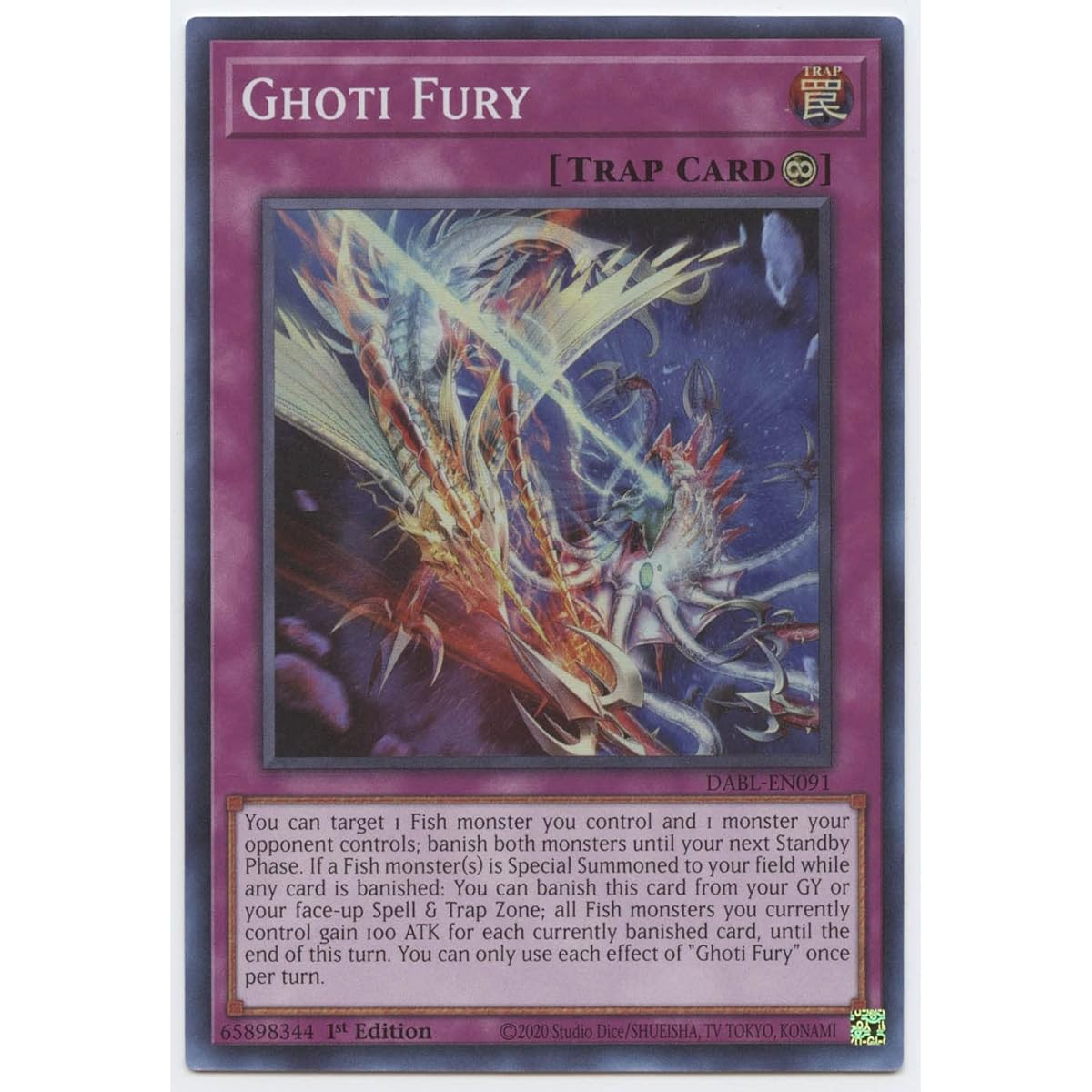 Ghoti Fury - DABL-EN091 - Super Rare - 1st Edition