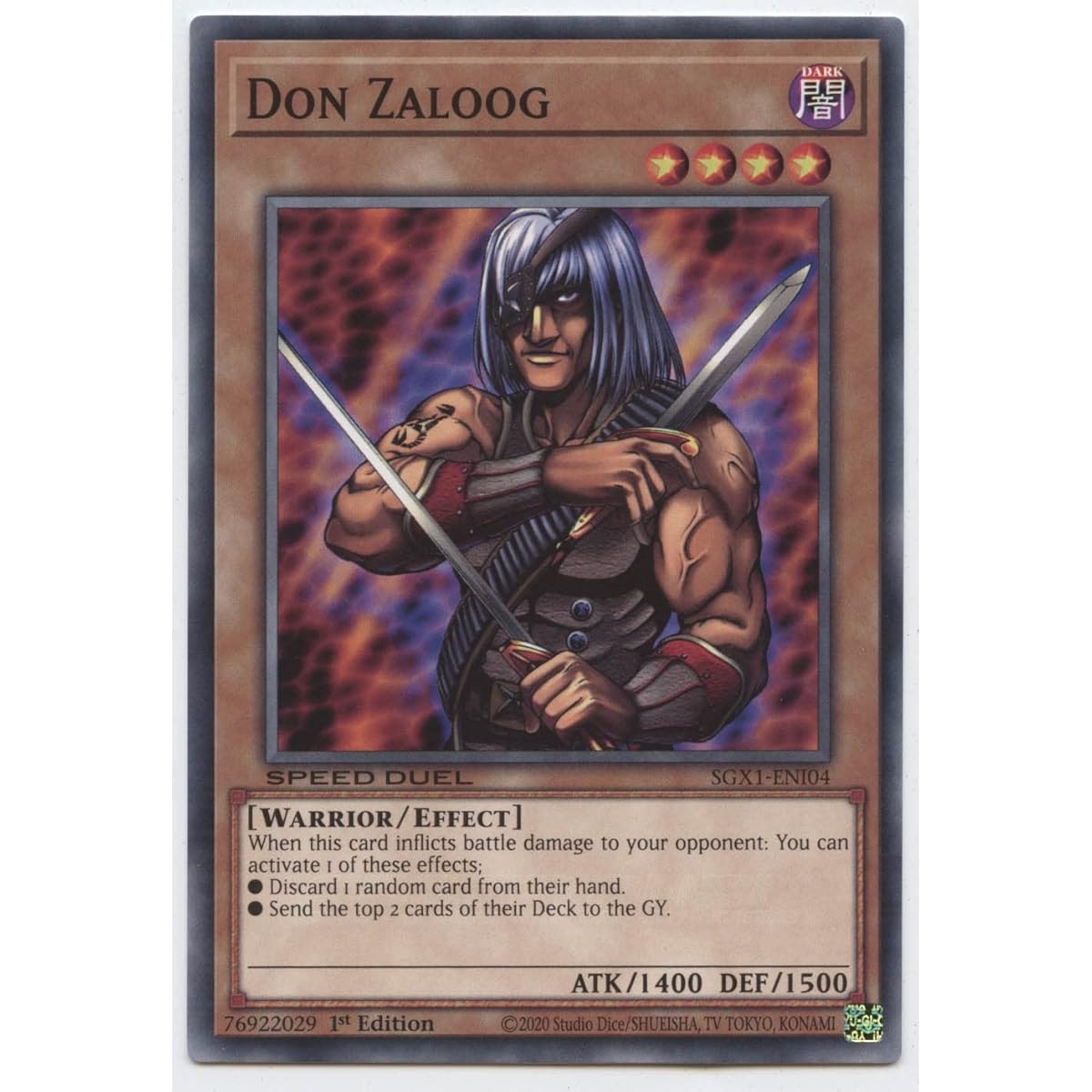 Don Zaloog - SGX1-ENI04 - Common - First Edition
