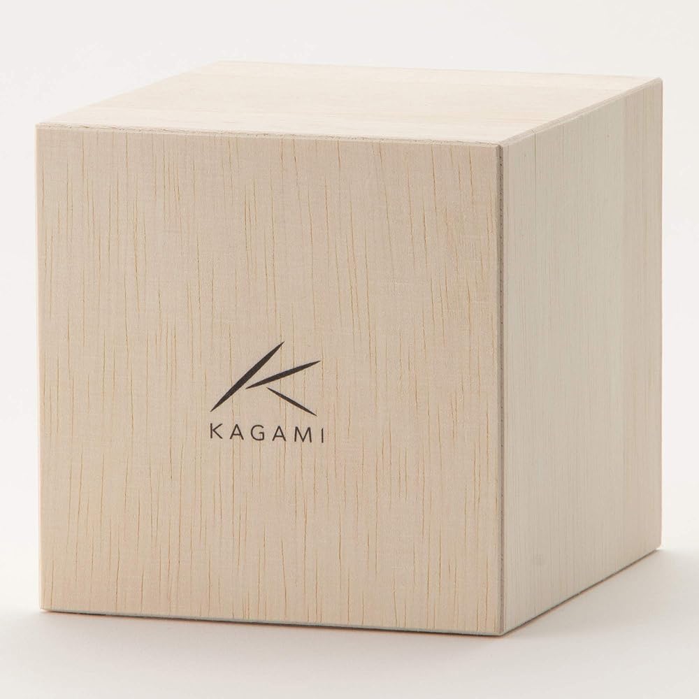 Kagami Crystal (Kagami) Rocks Glass Schoolhouse Blue Ink Color 270cc T394-312BLK