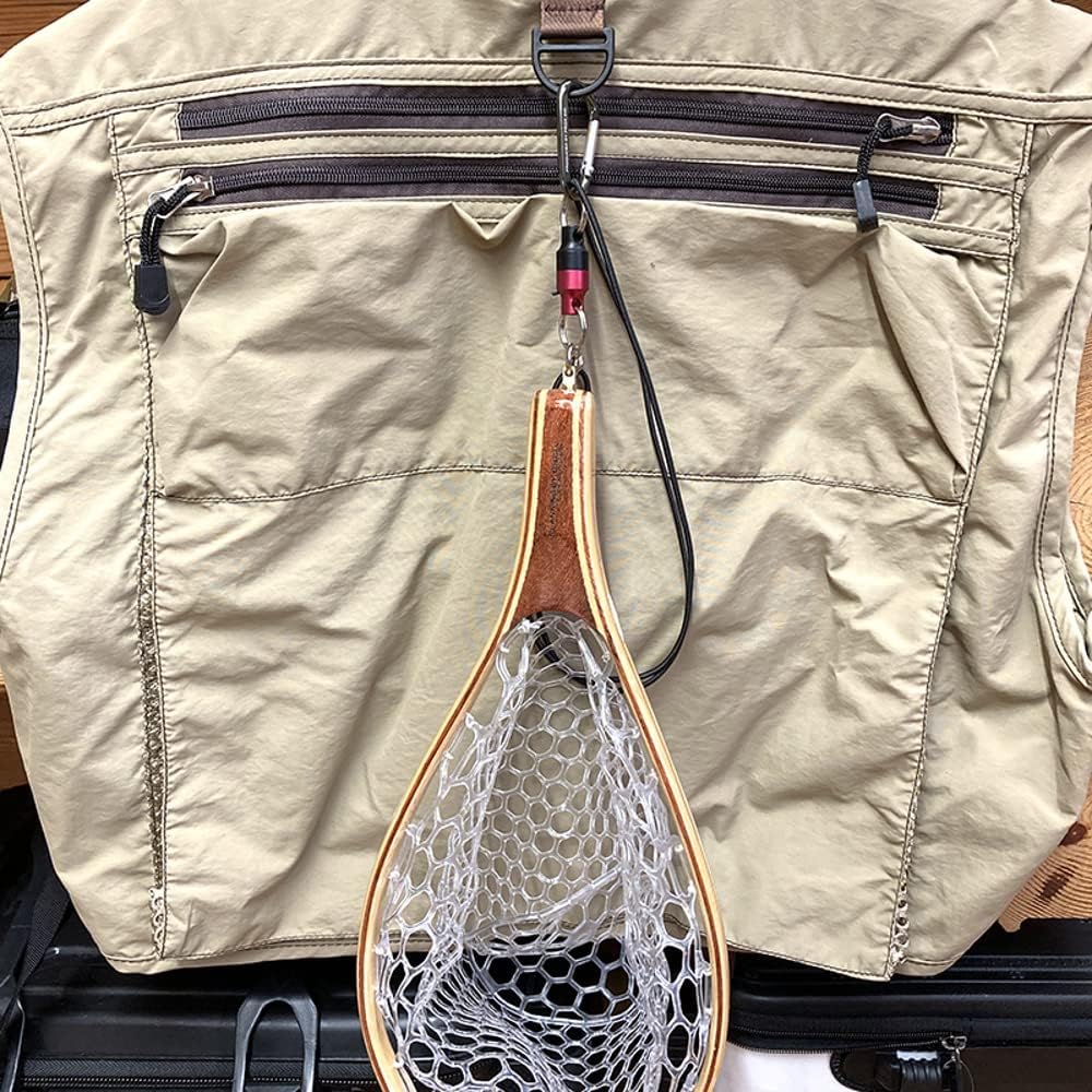 Osaka Fishing Gear (OGK) Wooden rubber landing net ideal for trout fishing