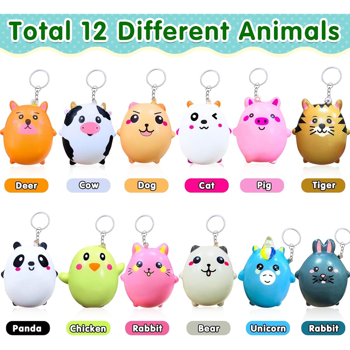 Animasl Fidget Toys 10 Pack