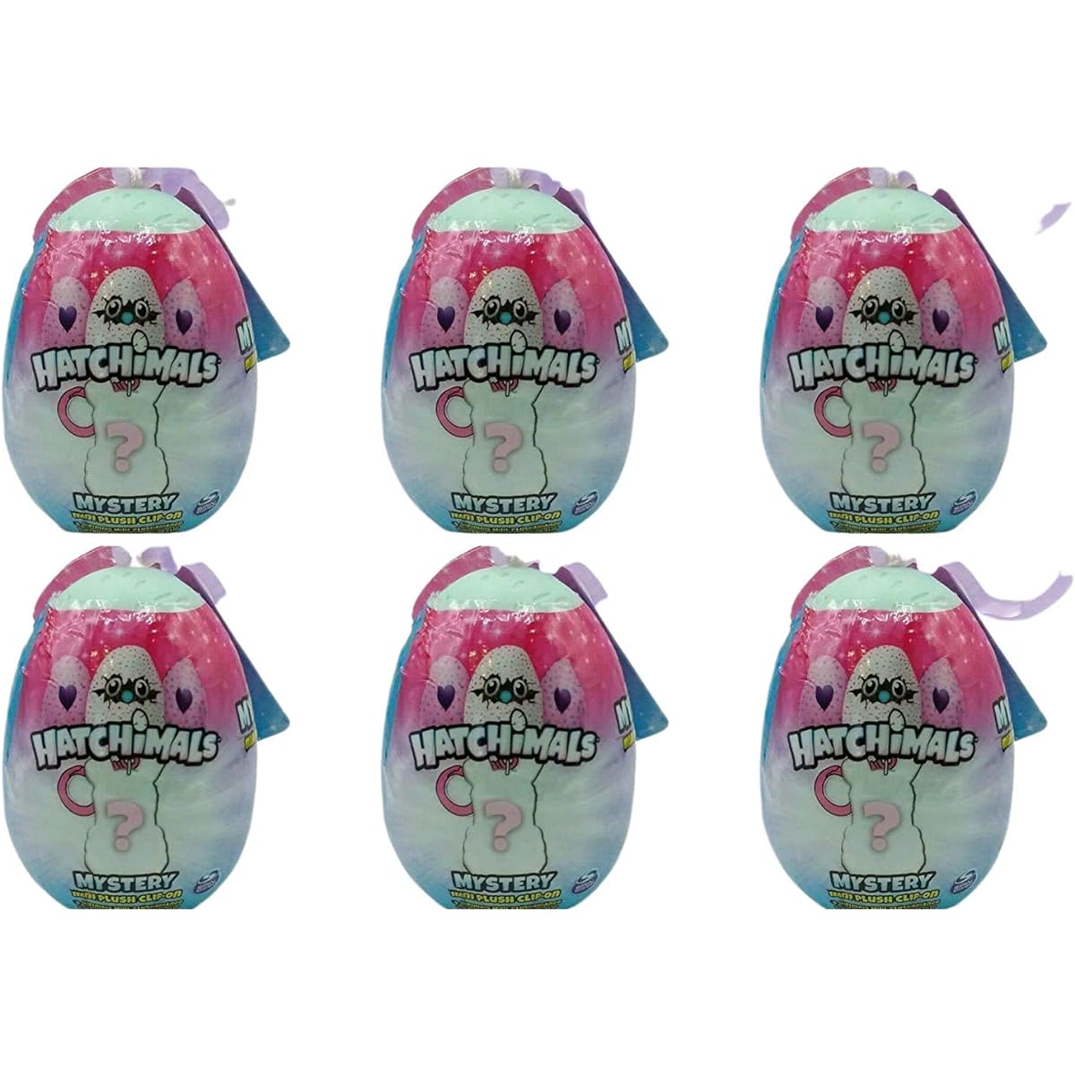Hatchimal Mystery Clip On Blind Egg Lot of (6)