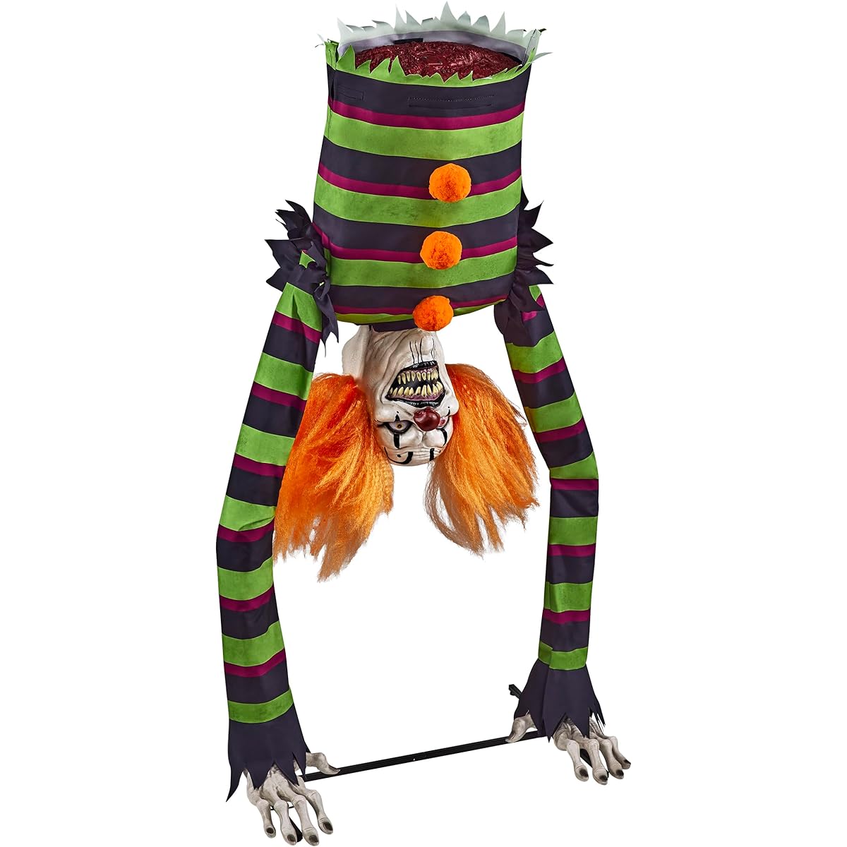 Spirit Halloween 4.2ft Poor George Animatronics | Decoration | Animation | Torso Flip Movement | Play Sound