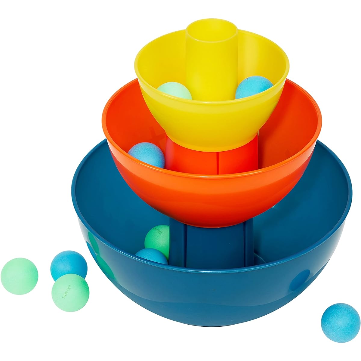 Ballz'n | Fast Paced Pong Ball Bounce Trick Shot Game for Tipsy Adult and Family Game Night | Fun Family Board Games Floor Games Party Games Adult Games | Portable and Easy Storage | Plays 2-6 Players