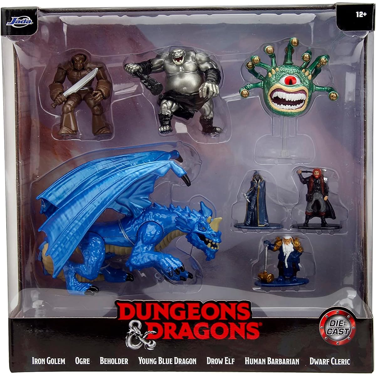 Dungeons & Dragons 1.65" Mega Pack Diecast Collectible Figures Toys for Kids and Adults