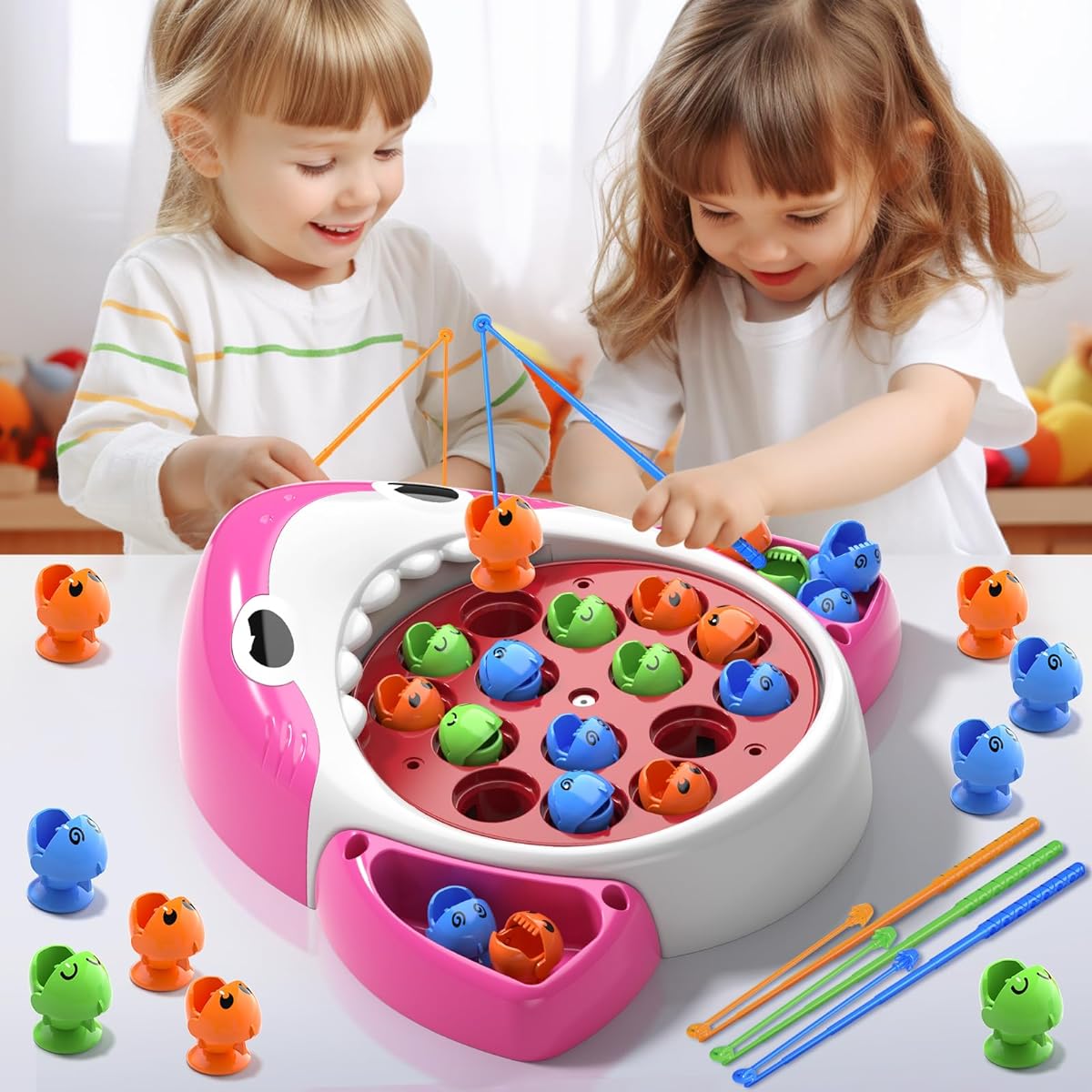 KukuFun Shark Fishing Game Blue
