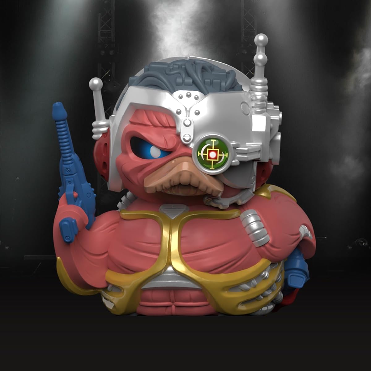 TUBBZ First Edition Cyborg Eddie Collectibles Vinyl Rubber Duck Figure - Official Iron Maiden Merchandise - Music