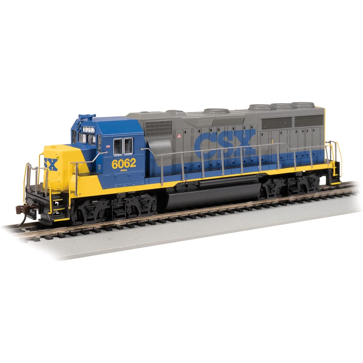 Bachmann Trains - EMD GP40 - Diesel Locomotive with DCC - CSX® #6062 (Bright Future) - HO Scale
