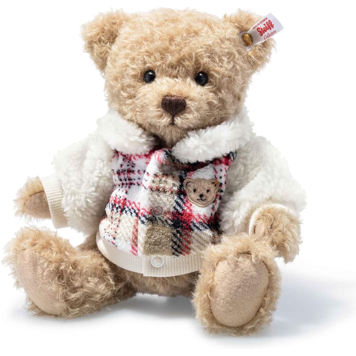 Steiff Teddy Bear Ben Winter Jacket Steiff Ben Teddy bear with winter jacket 28 cm teddy bear