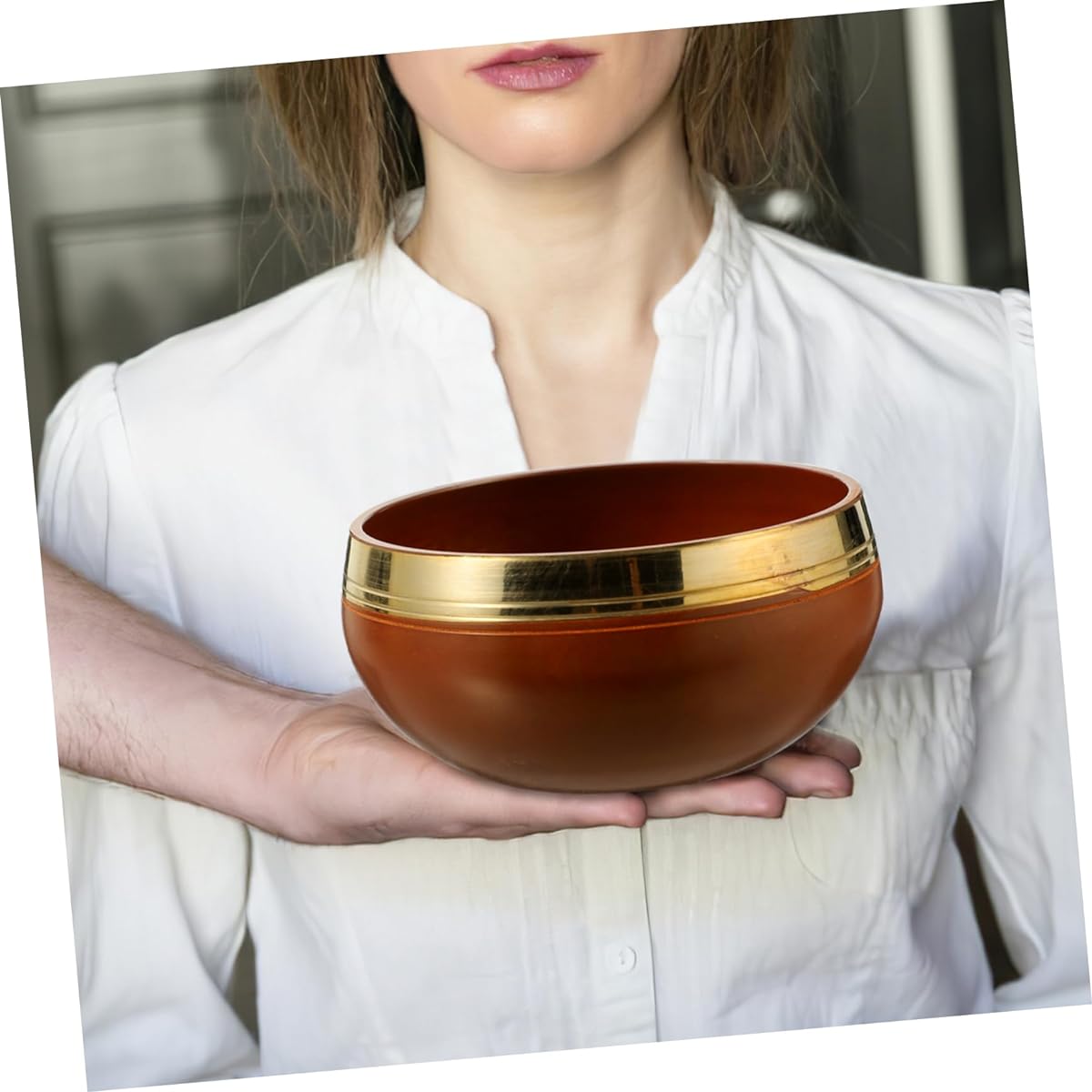 VICASKY Set of 5 Buddha Sound Bowls, Yoga Singing Bowls, Relaxation Bowls, Singing Bowl Mallet, Striker, Sound Bowl Mat, Chakra Nepal Bowls, Metal