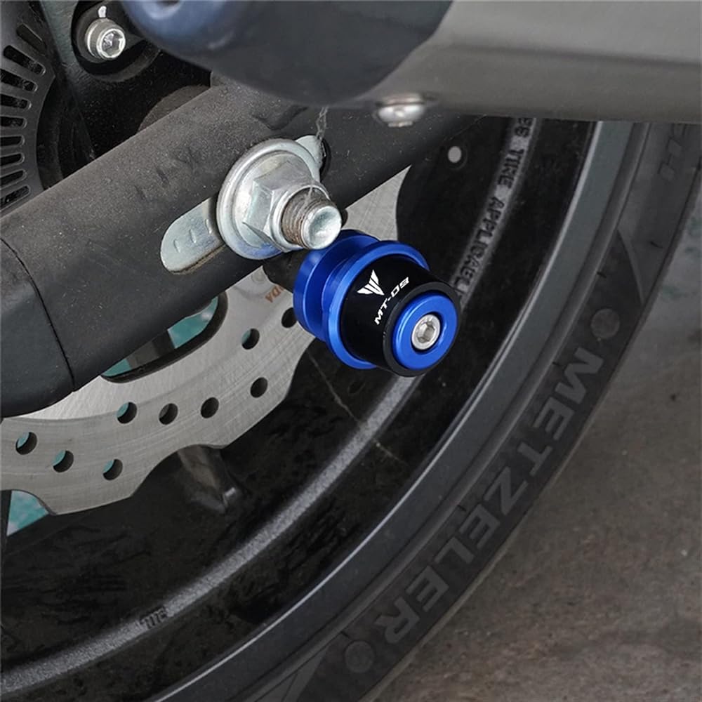 Uminino 6mm Motorcycle Swingarm Spool Slider Swing Screw Stand For Yamaha MT-09 MT 09 MT09 Tracer XSR900 XSR 900 Swingarm Slider Spool (Size: S Grey)