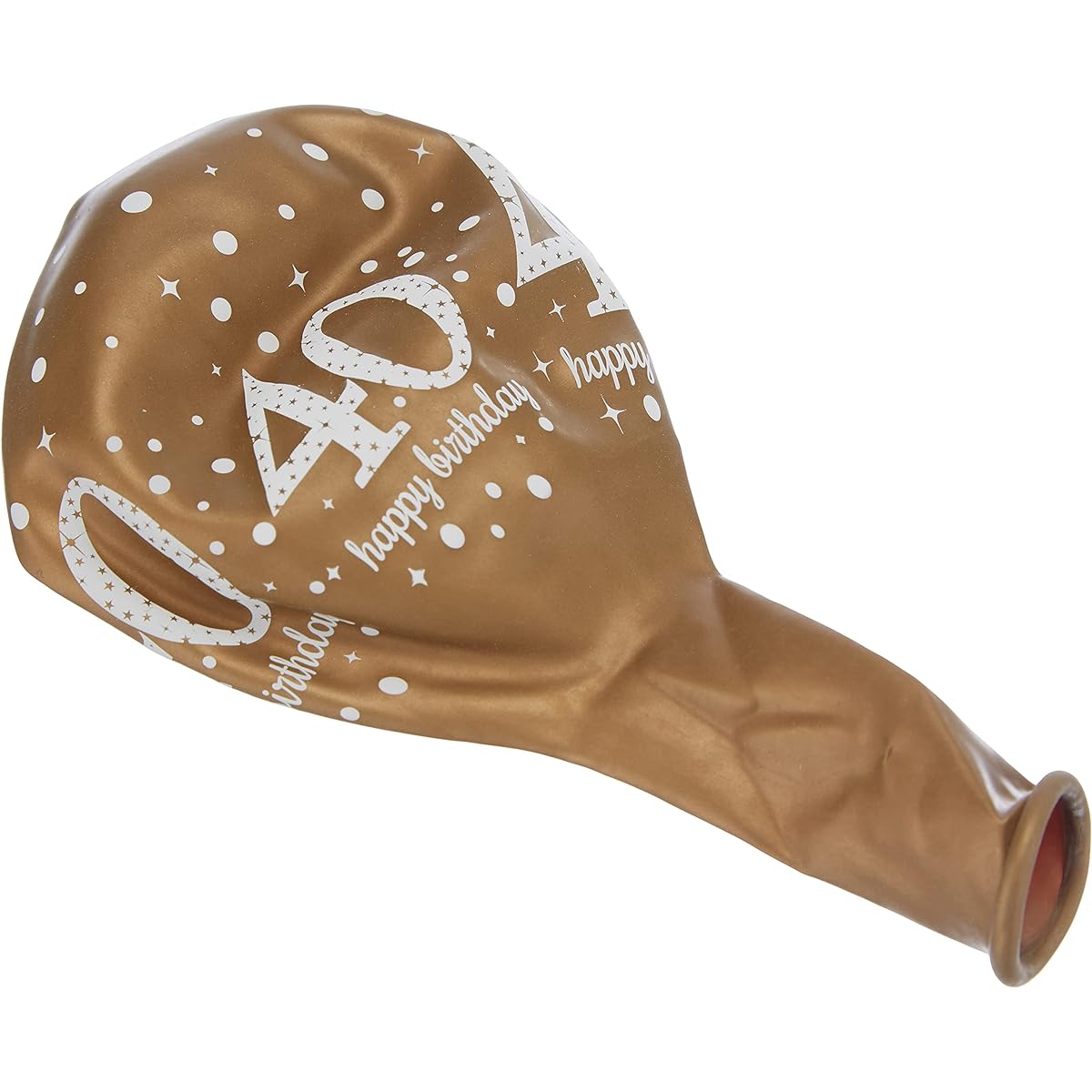 Gold Sparkling 40th Balloons