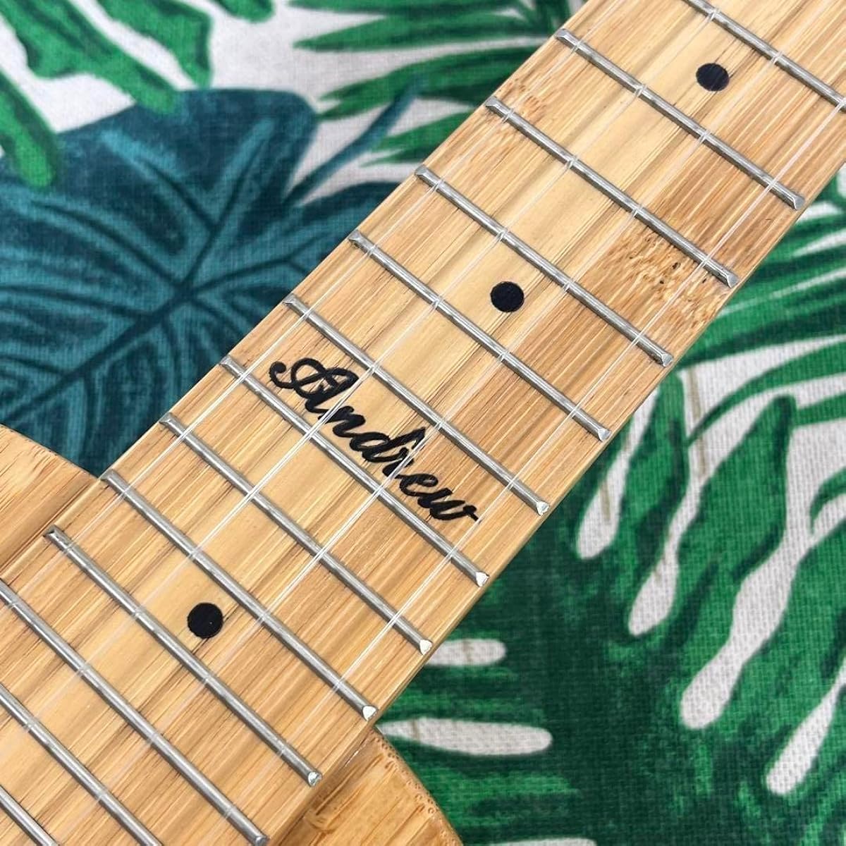 Andrew ukulele All bamboo electric concert ukulele