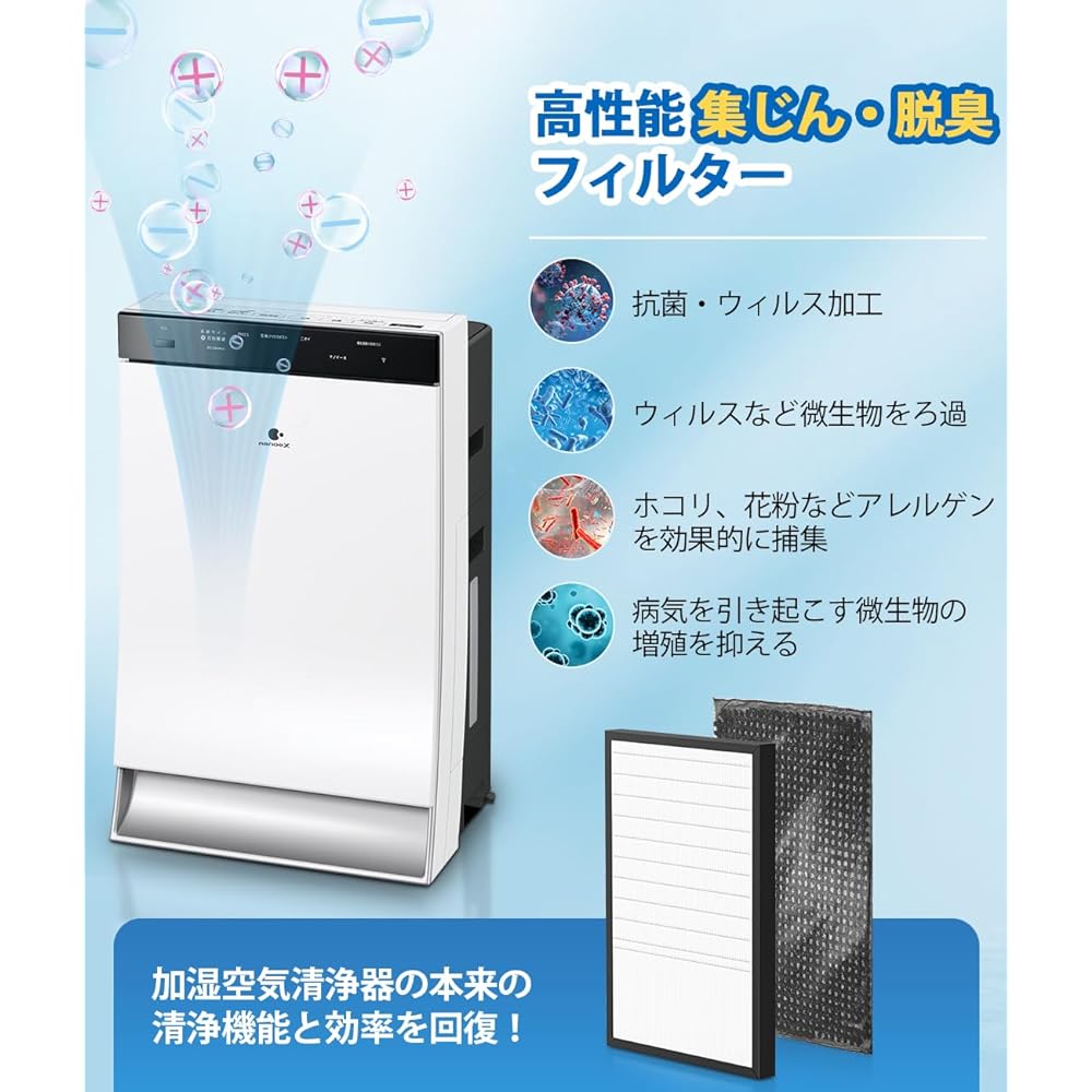 F-ZXLP90 Dust Collection Filter F-ZXLD90 Deodorizing Filter Consumables Set Panasonic Air Purifier Filter f-vxs90 f-vxl90 f-vxp90 f-vc70xl f-vc70xm f-vc70xr f-vc70xp Humidifying Air Purifier Compatible Filter