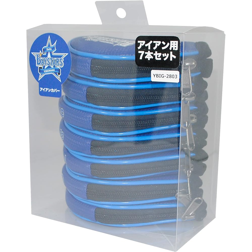 Rezax Yokohama DeNA Baystars Iron Cover Set of 7 Navy YBIG-2803