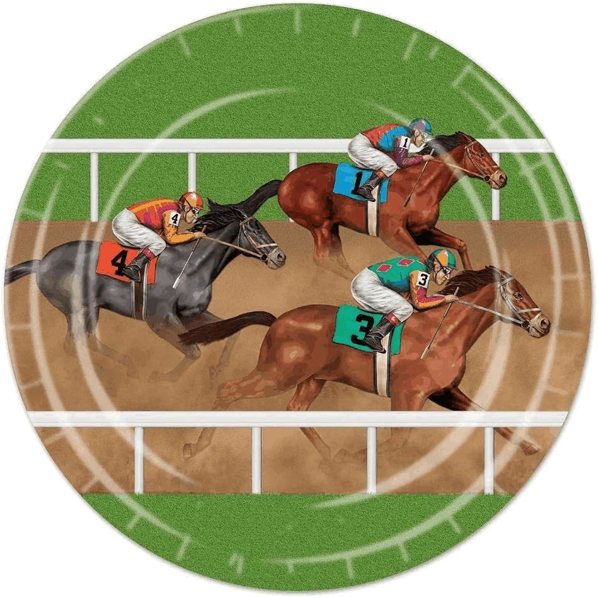 horse racing plate 58045PK3