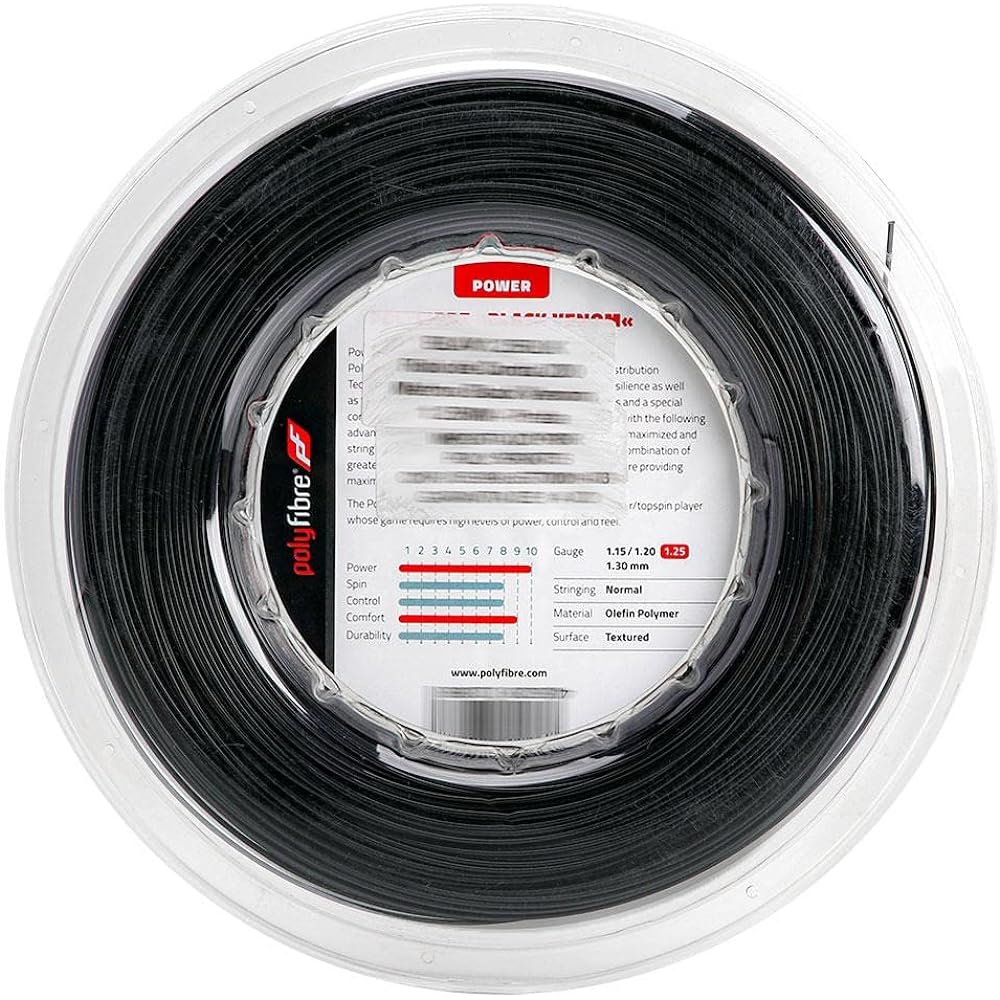 Polyfibre Black Venom 125-200m roll PKJ-PF0572BK Black 125