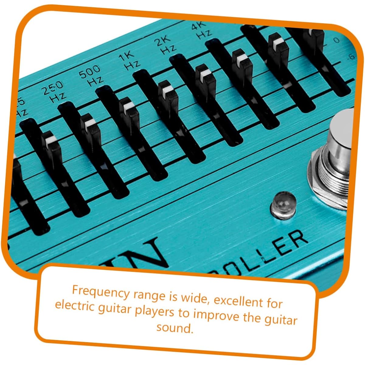 Vaguelly 5pcs Guitar Single Effector Metal Distortion Pedal Electric Guitar Accessories Guitar Effect Pedal Electric Guitar Model Electric Guitar Effector Electric Guitar Effect