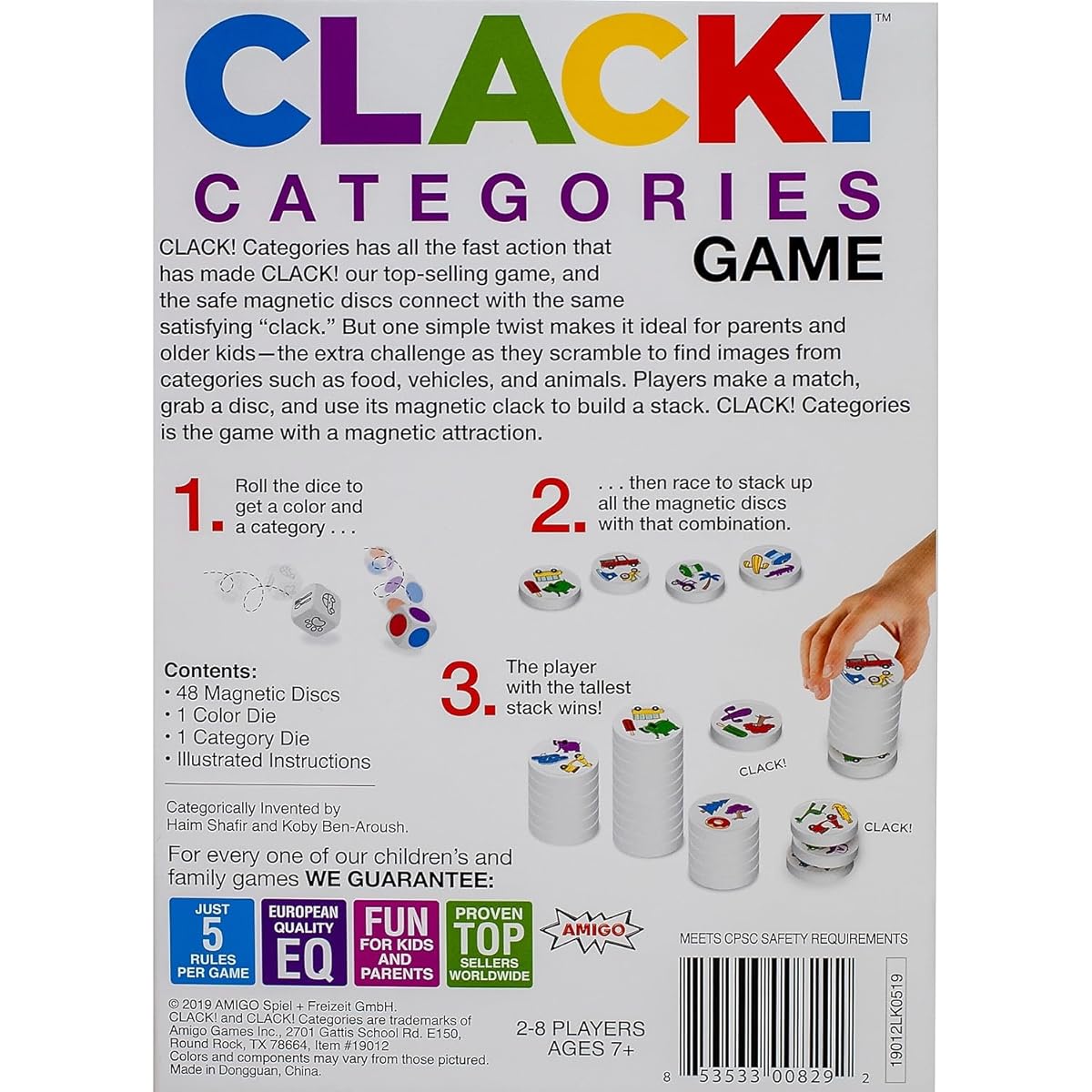 Clack! Categories