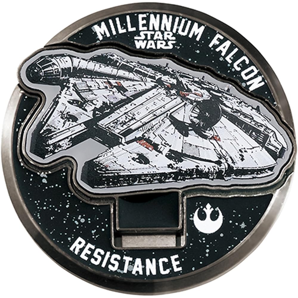 DUNLOP Green Marker STAR WARS Stand Up Marker GGF-20436 M Falcon Package Size: 105 x 70mm Material: Zinc Alloy, Iron