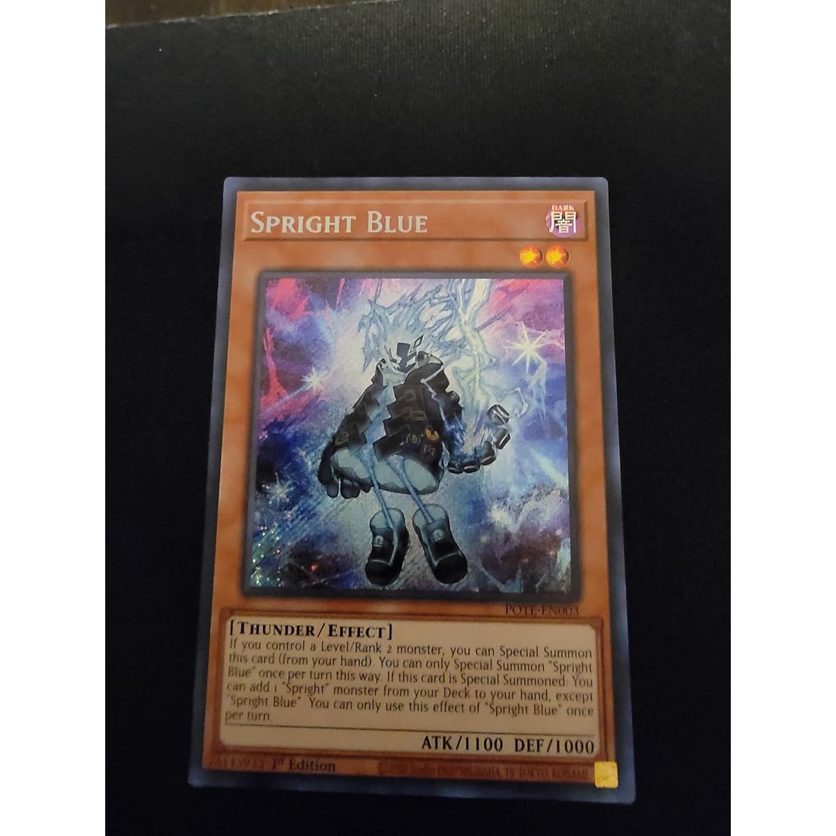 Spright Blue - POTE-EN003 - Power of the Elements - Secret Rare - 1st Edition