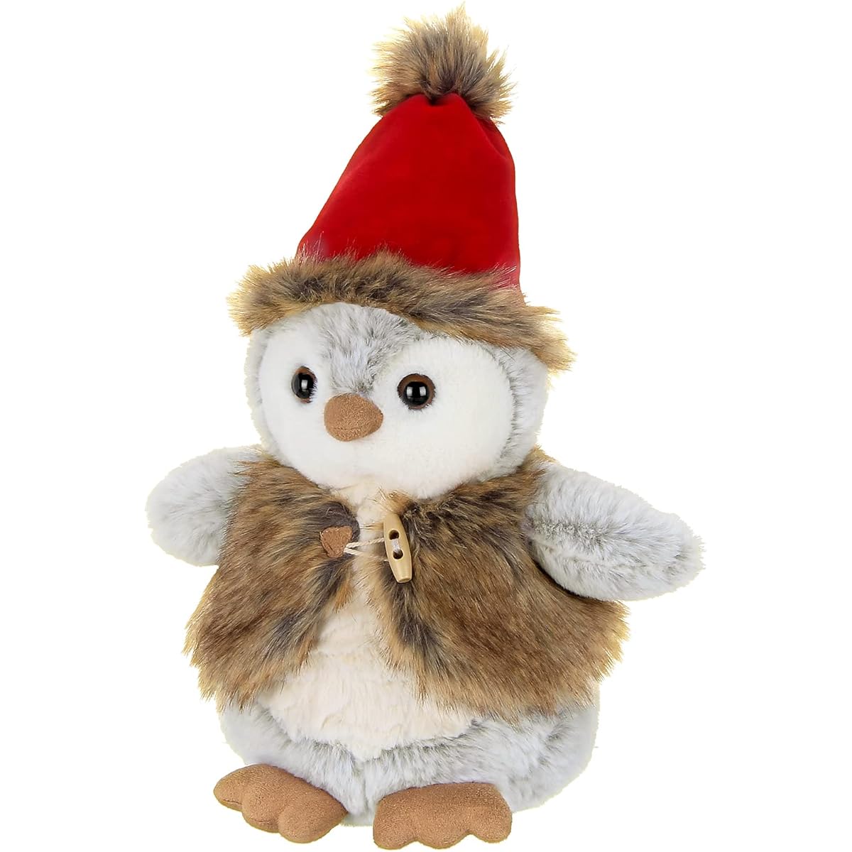 Bearington Popper Christmas Plush 11" Penguin Stuffed Animal