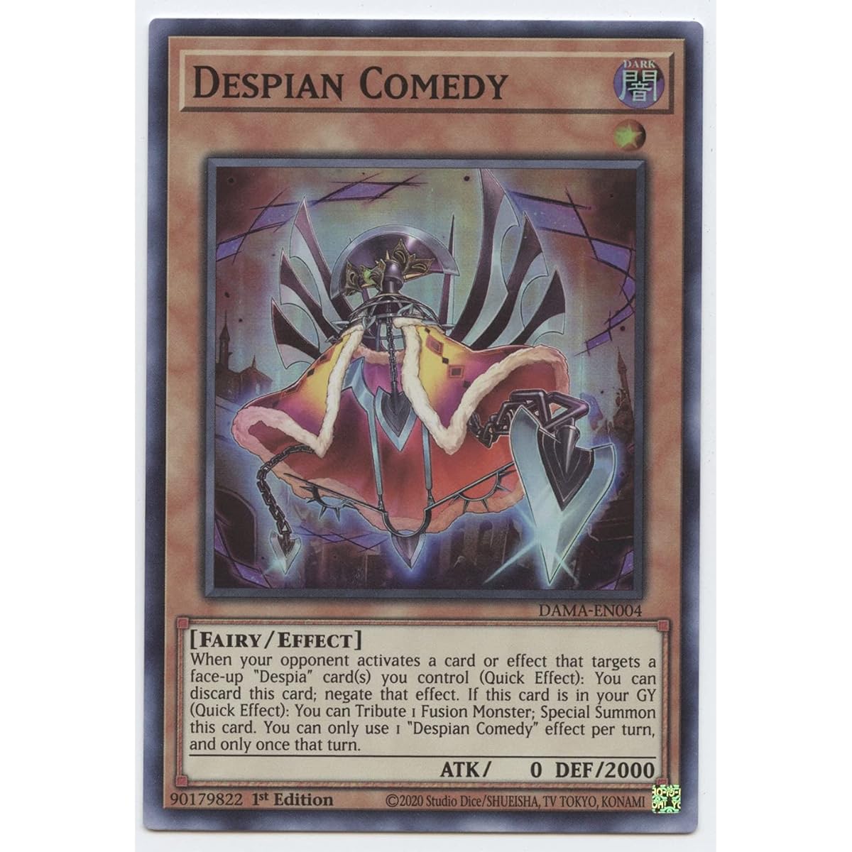 Despian Comedy - DAMA-EN004 - Super Rare - First Edition
