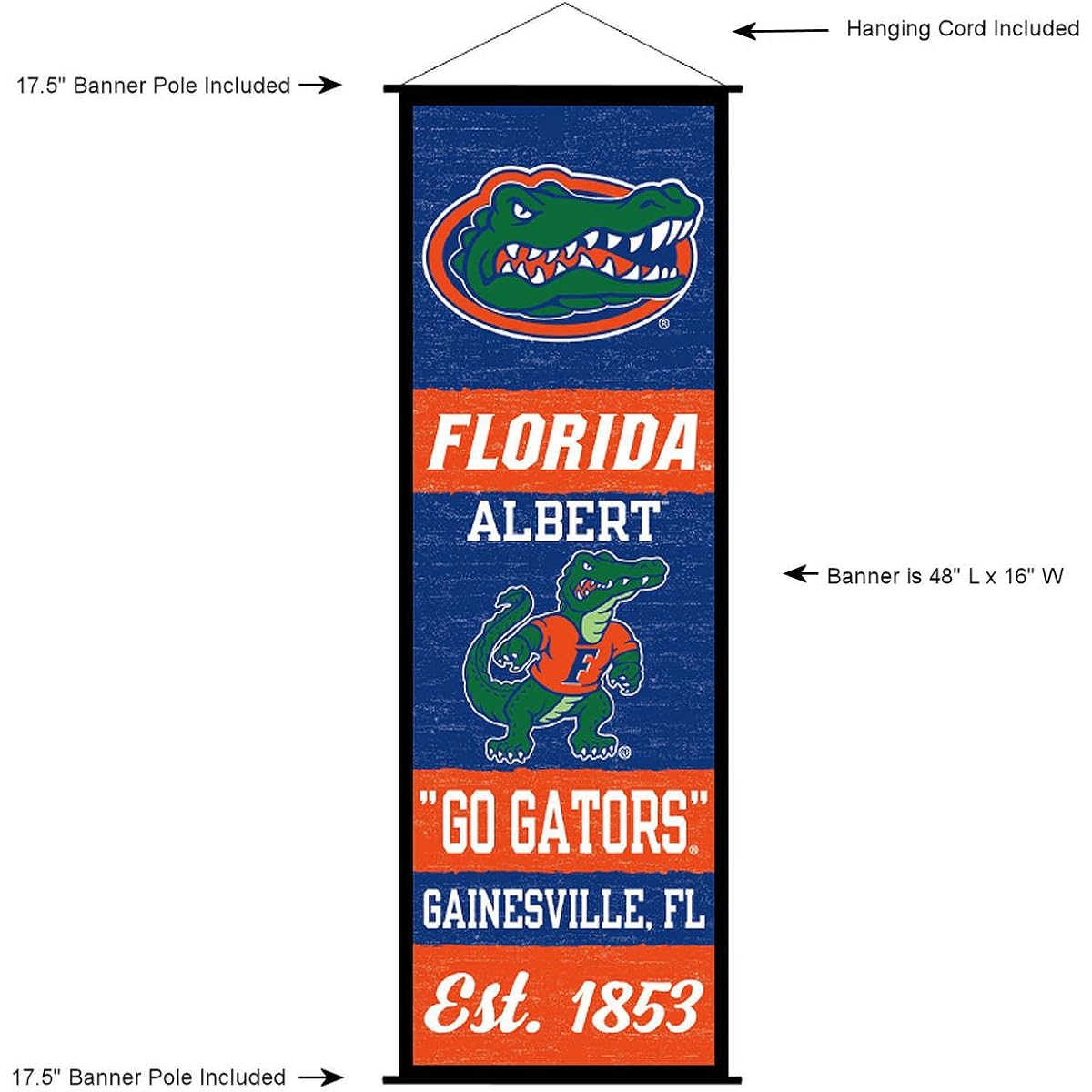 Florida Gators Banner, Scrolling Sign