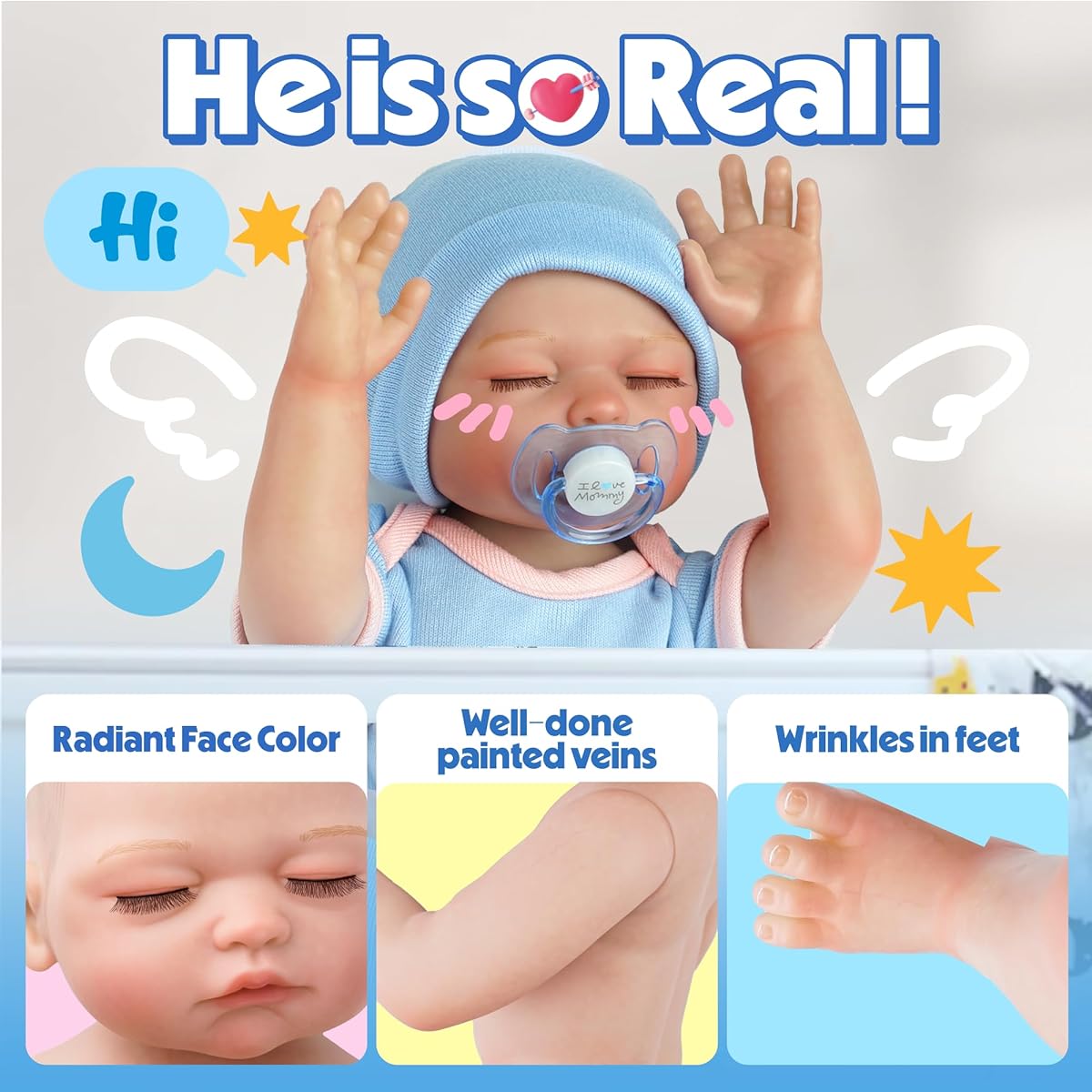 BELLOCHIDDO Reborn Baby Doll