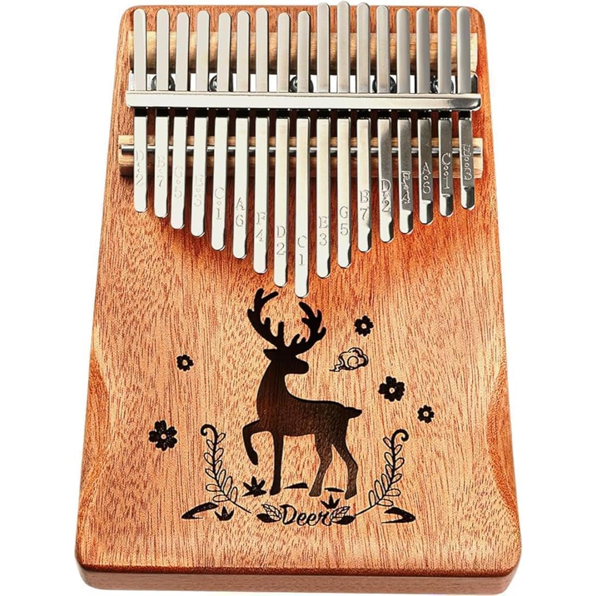 M17044625 Kalimba 17 Keys Beginner Set Tuned 9