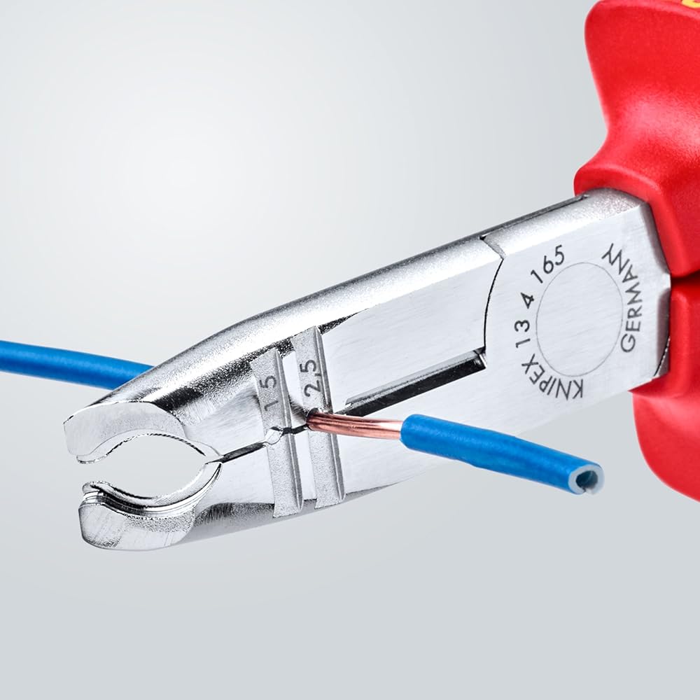 KNIPEX Wire stripper with nipper function (insulated type) 165mm 1346-165