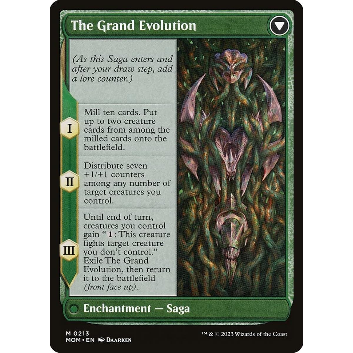 Magic: The Gathering - Vorinclex // The Grand Evolution (213) - March of the Machines