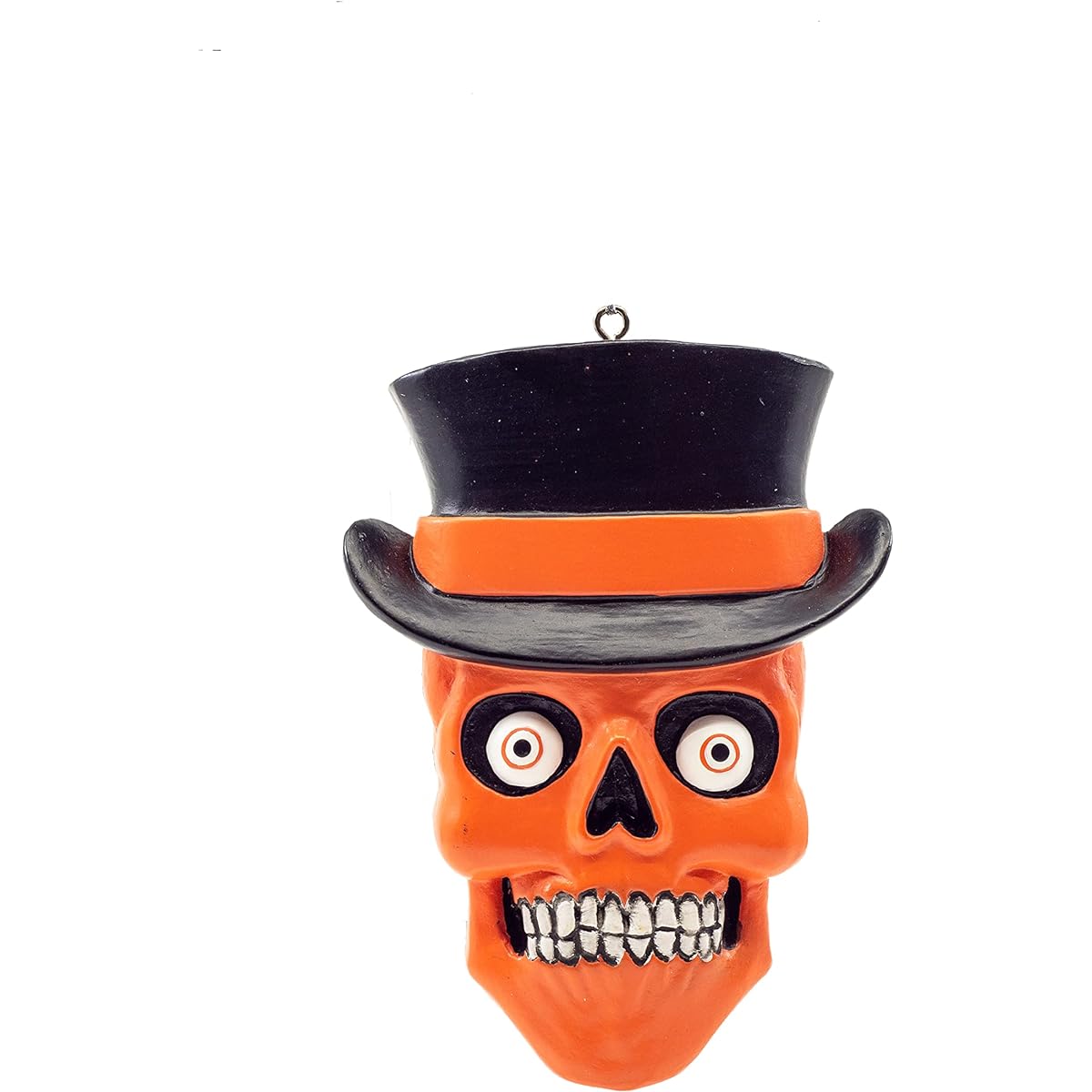 HorrorNaments Gentleman Skull Prop Decoration for Halloween Christmas Party Events