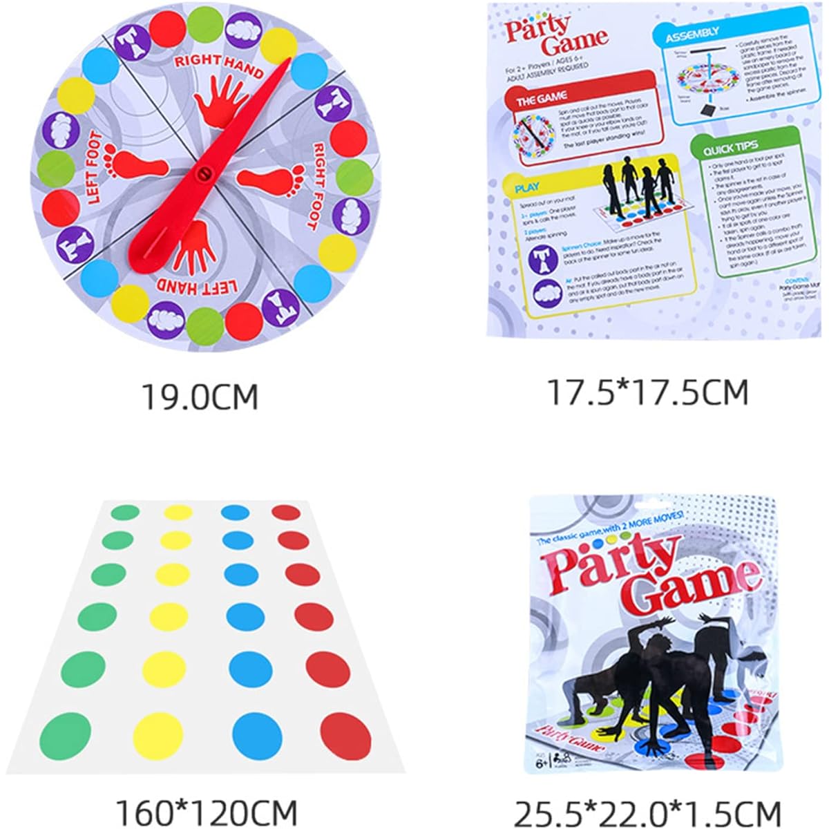 Skill Game for Kids & Adults Twisting Game, Party