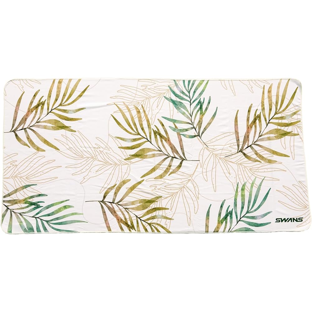 SWANS Swimming Swim Towel Quick Dry Water Absorbent SA-4S LEAF BR Chamois Towel Swimming Pool Gym Microfiber 160 x 80cm Bath Towel Size
