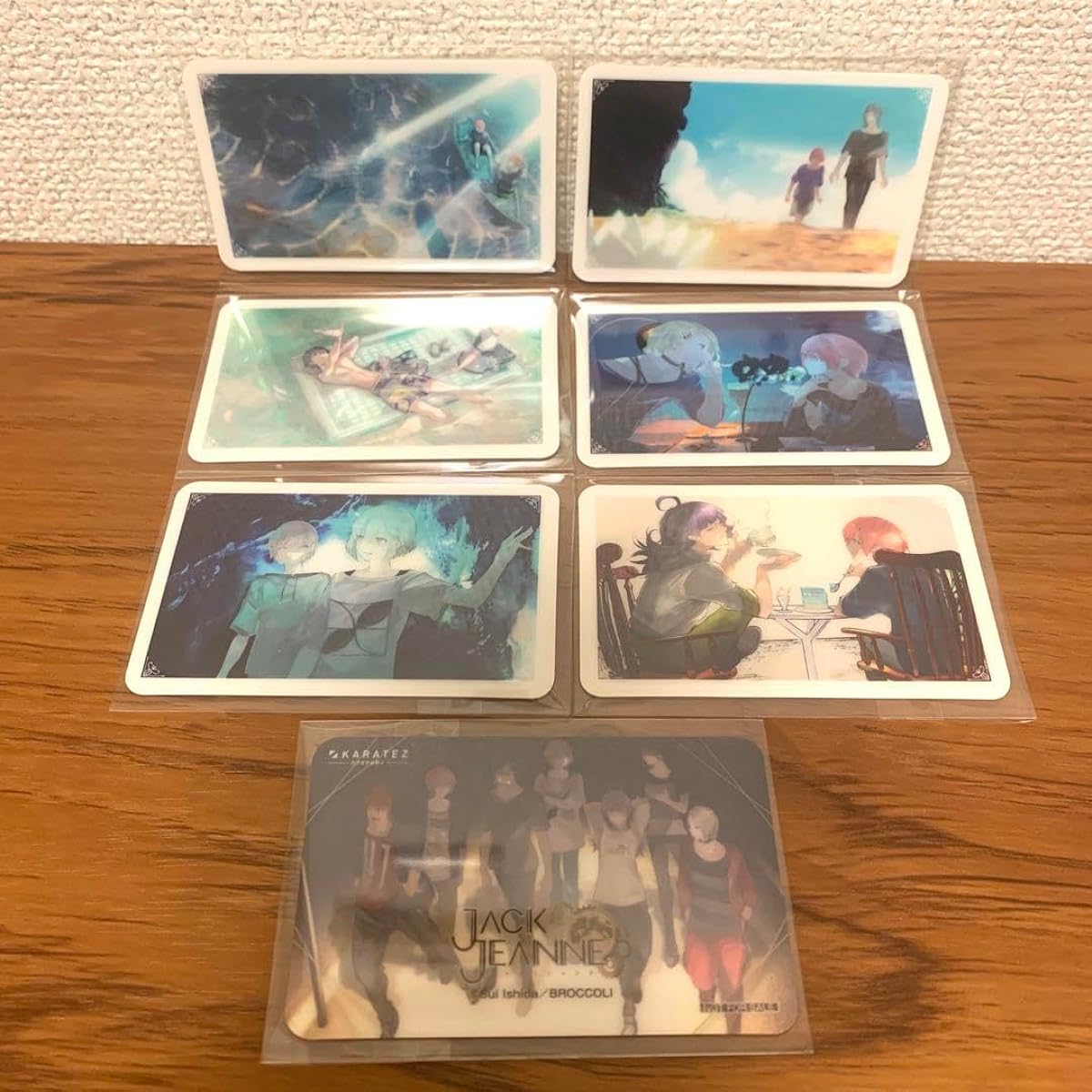 Jack Jeanne Karaoke no Tetsujin Clear Card Complete Set