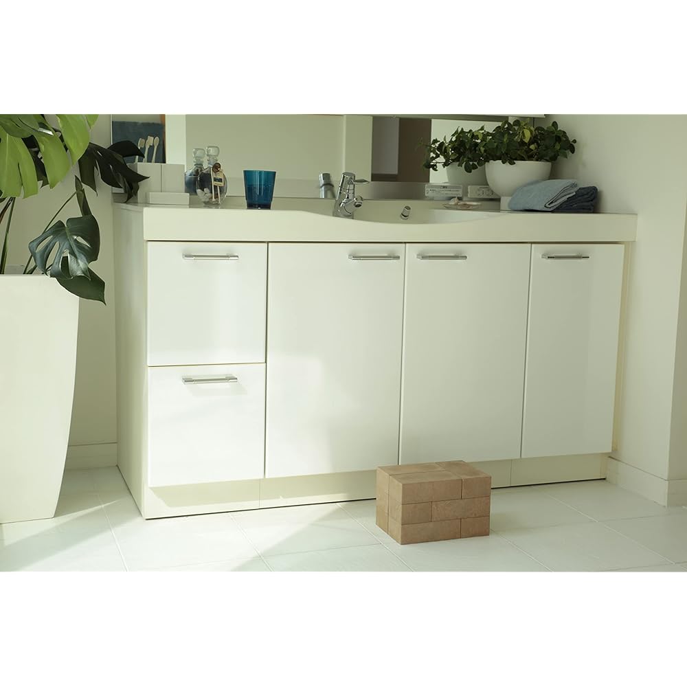 YPC Made in Japan Brick Block Interior Decoration Stand Display Lightweight Furniture Indoor Ren Block Home Half Cover 6 Pieces SF Black