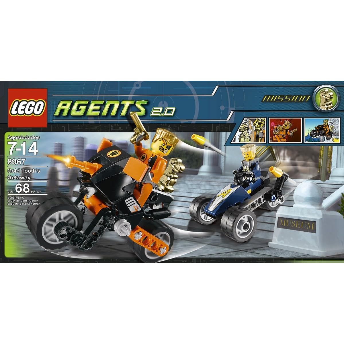 LEGO Agent 8967 LEGO Gold Tooth’s Getaway