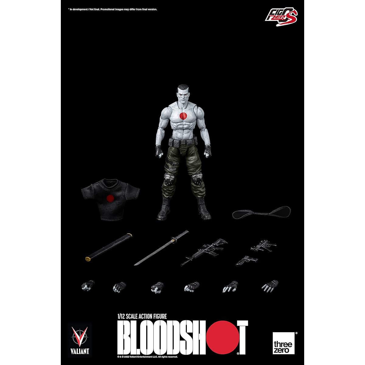 threezero ValiantBloodshotFigZeroS1:12 scale action figure, 3Z01810W0