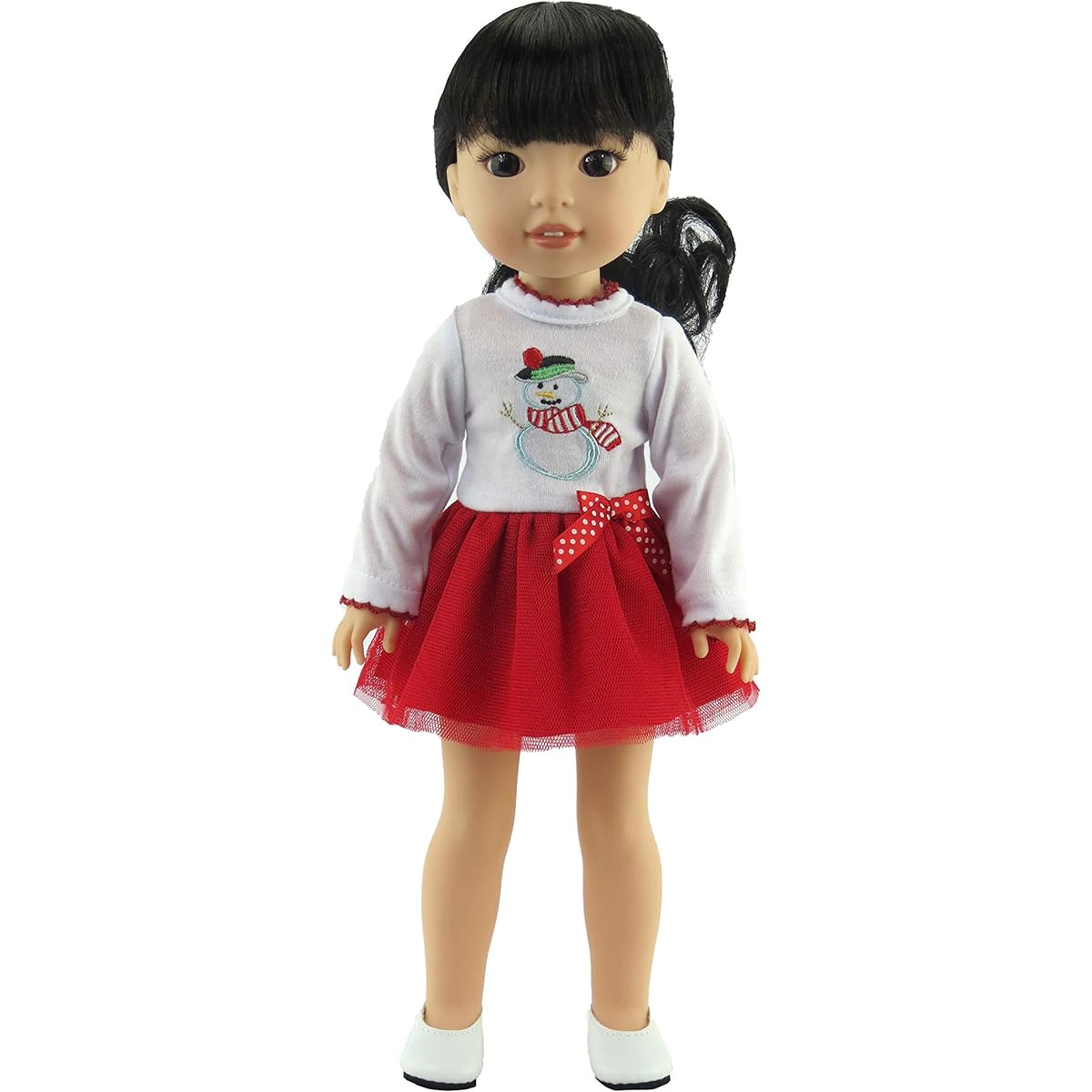 Snowman Dress-35.56cm Wellie Wisher Dolls-35.56cm Doll Clothes