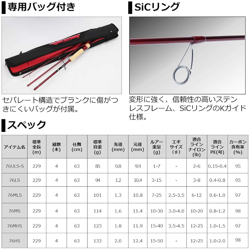 DAIWA Versatile Rod 7 1/2 Seven Half Spinning Model Various