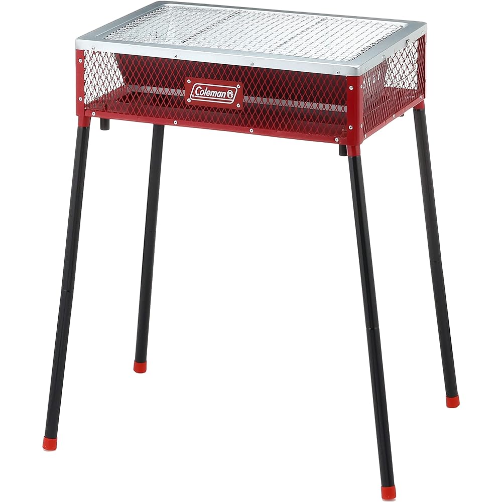 Coleman Stove Cool Stage Two-Way Grill for 3 to 4 People Red 170-9433
