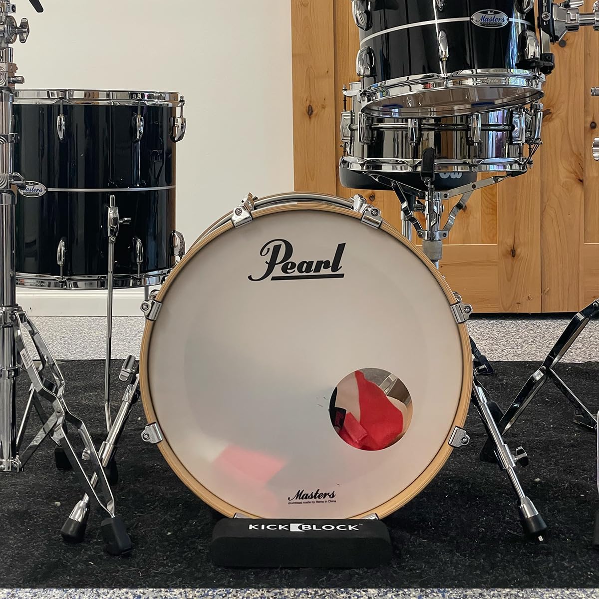 KickBlock - World's Best Bass Drum Anchor System (Stage Black)