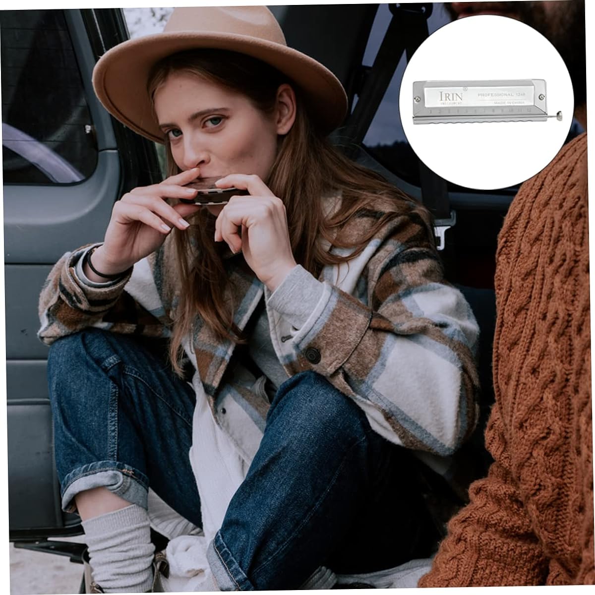 SWOOMEY 1pc 12 Hole 48 Note Harmonica Blues Mouth Organ Harmonica Blues Harp Diatonic Key Chromatic Harmonica C Harmonica Key Selection Subject Music Instrument Notes
