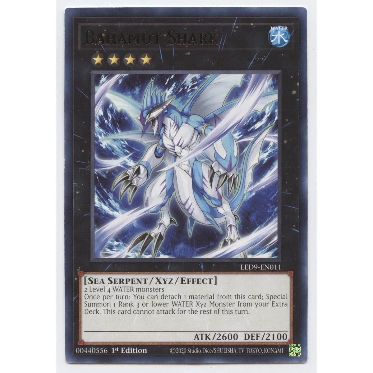 Bahamut Shark - LED9-EN011 - Rare - First Edition