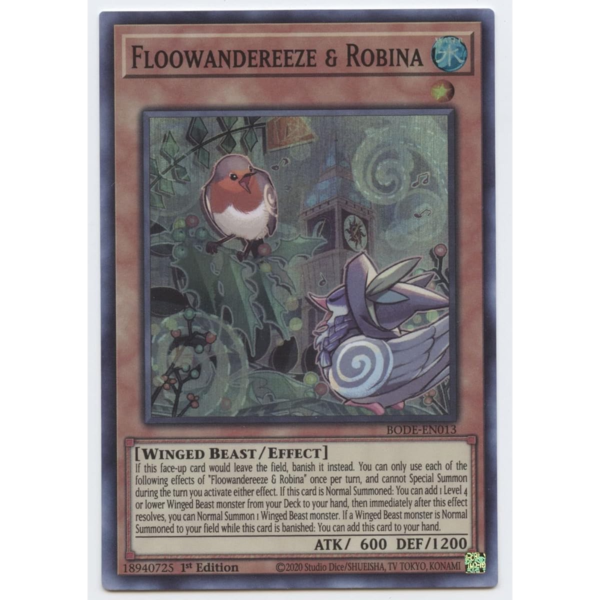 Floowandereeze & Robina - BODE-EN013 - Super Rare - 1st Edition