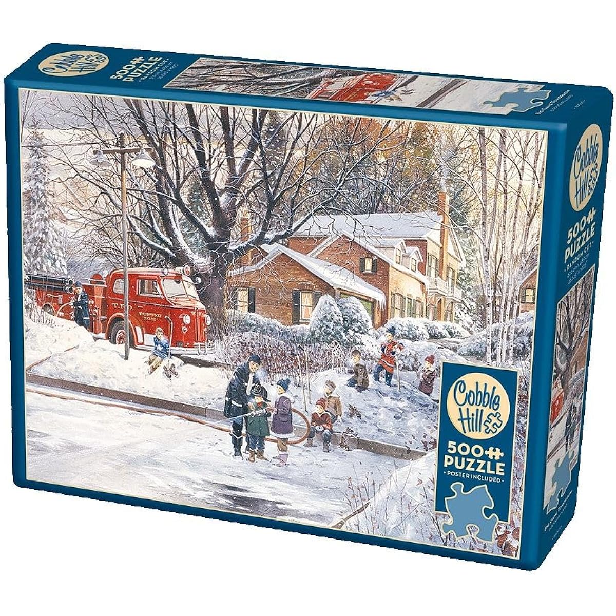 Cobble Hill Big Game Tomorrow Artist Douglas Laird 1000 Piece Americana & Folk Art Jigsaw Puzzle