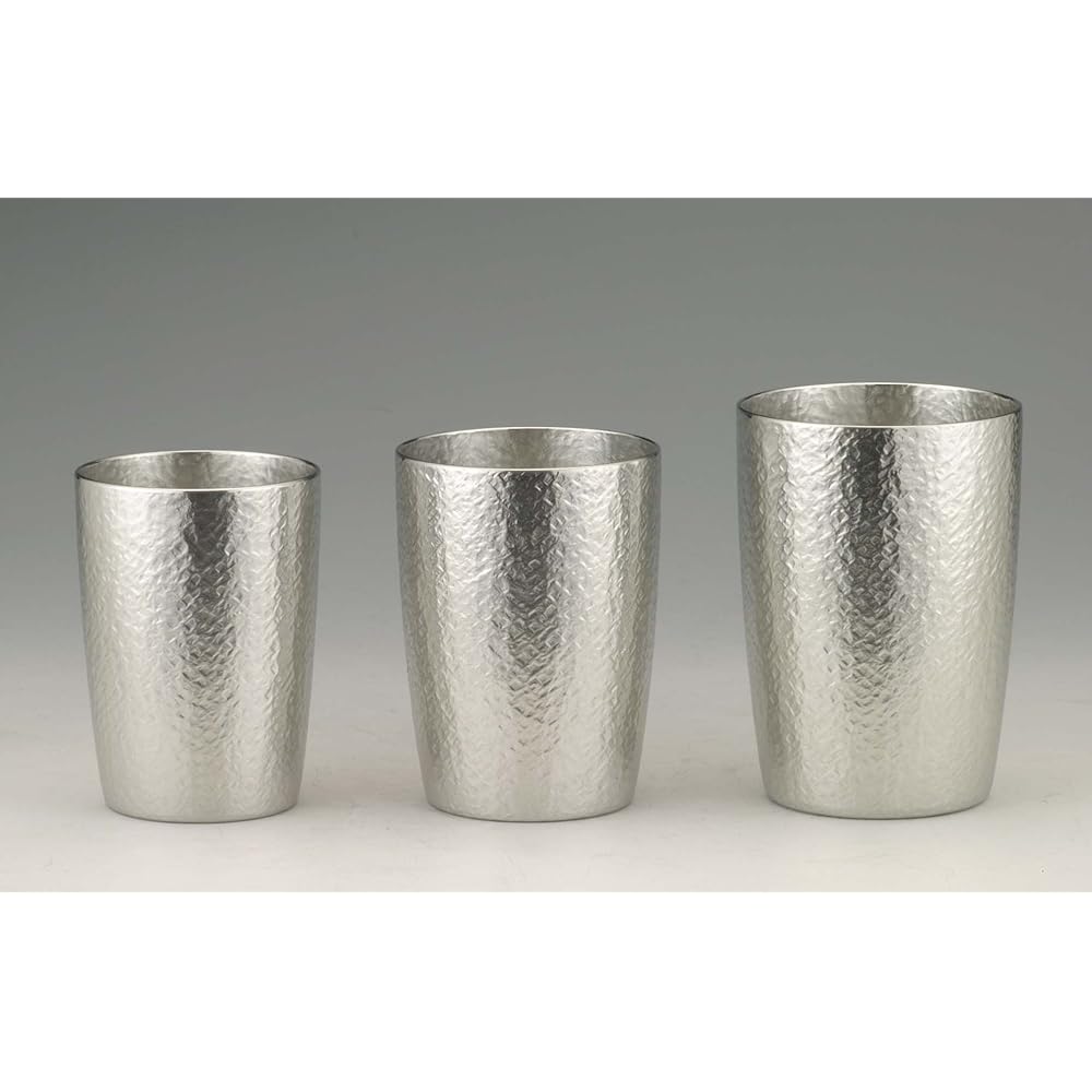Osaka Tinware (Suzuki) Osaka Naniwa Tinware Traditional Craft Sake Utensil Tumbler Belk Medium 16-5-1