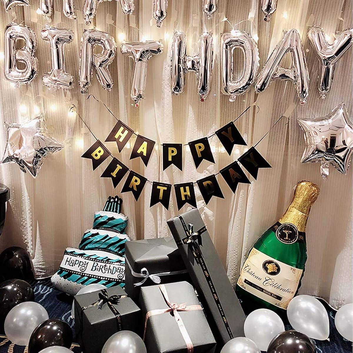12" White Black Balloons, 100pcs 12 inch Latex Balloons Party Decorations for Birthday Wedding Photoshoot Event Graduation Party Christmas Baby Party 1oz
