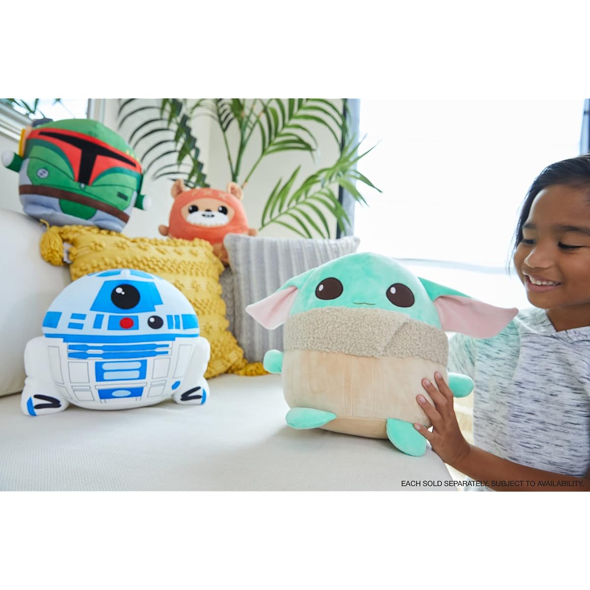 Star Wars Cuutopia 10-inch Grogu Plush, Soft Rounded Pillow Doll Inspired by Star Wars The Mandalorian ‘The Child’ Character, Collectible Gift for Kids & Fans Ages 3 Years Old & Up